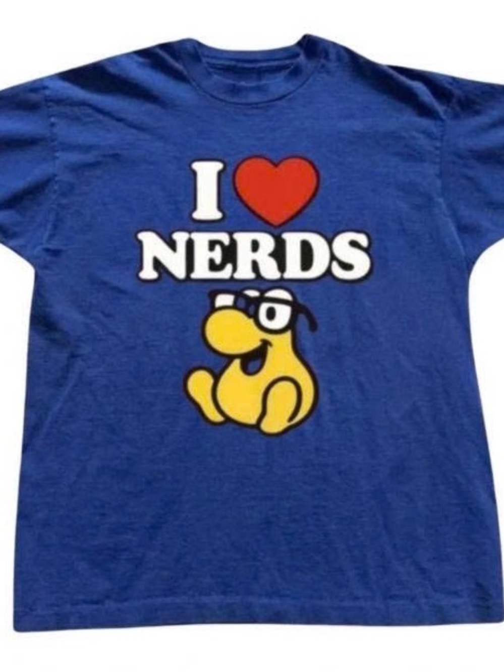 Gildan Blue 'I ♥ NERDS' Short-Sleeve Graphic Tee